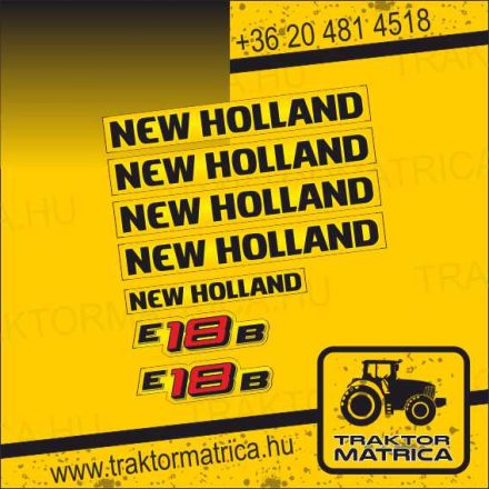 New Holland E18B matricakészlet