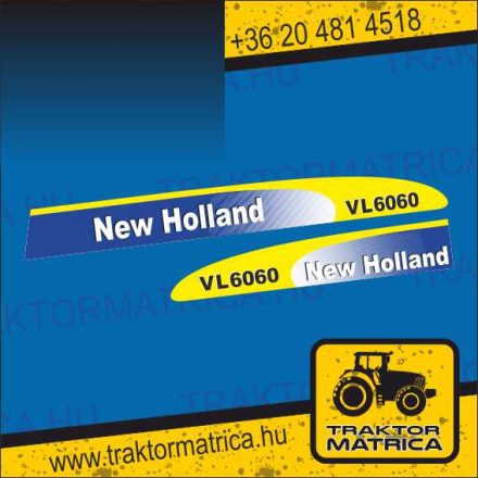 New Holland VL 6060 matricakészlet (levonó, decal, Aufkleber)