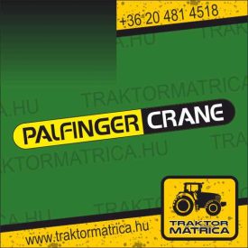   Palfinger Crane matrica 80 x 10 cm(levonó, decal, Aufkleber)