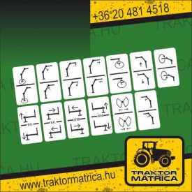   Daru hidraulika kapcsoló készlet  MATRICA  kivitelben (levonó, decal, Aufkleber) (Palfinger, Hiab, Atlas, Loglift)