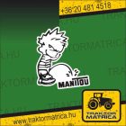 Pisilő figura matrica (levonó, decal, Aufkleber)