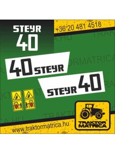 Steyr 40 matricakészlet (levonó, decal, Aufkleber)