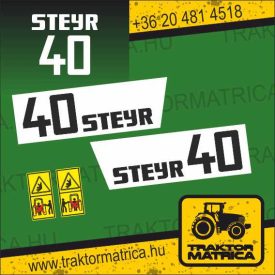 Steyr 40 matricakészlet (levonó, decal, Aufkleber)