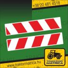 Sraffozott matrica párban (50 x 10 cm) (levonó, decal, Aufkleber)