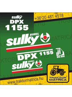 Sulky DPX 1155 matricakészlet (levonó, decal, Aufkleber)