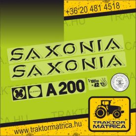 Saxonia A200 matricakészlet (levonó, decal, Aufkleber)