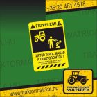 "Tartsd távol magad a ...!" matrica  (levonó, decal, Aufkleber)