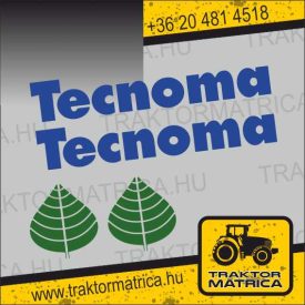 Tecnoma matricakészlet (levonó, decal, Aufkleber)