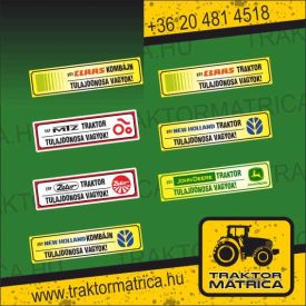 Tulajdonos matrica (levonó, decal, Aufkleber)