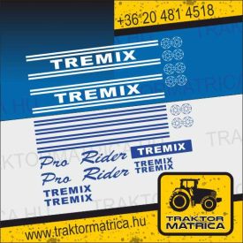 Tremix ProRider matricakészlet (levonó, decal, Aufkleber)