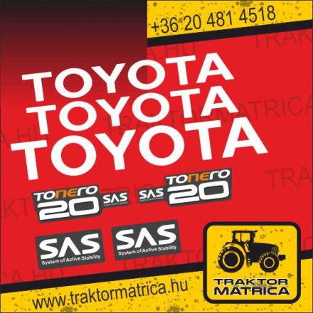 Toyota Tonero 20 SAS matricakészlet (levonó, decal, Aufkleber)