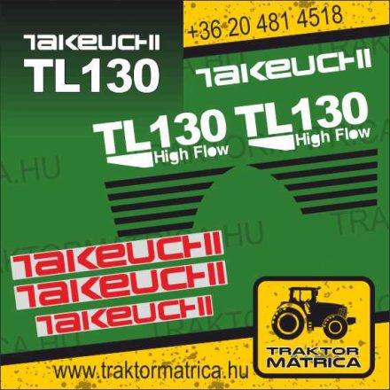 Takeuchi TL130 matricakészlet
