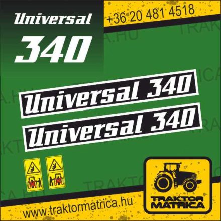 Universal 340 matricakészlet (levonó, decal, Aufkleber)