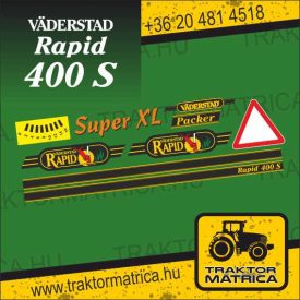   Väderstad Rapid 400 S matricakészlet (levonó, decal, Aufkleber)