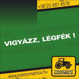 Vigyázz, légfék! Matrica (levonó, decal, Aufkleber)