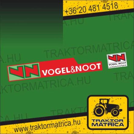 Vogel-Noot matricakészlet (levonó, decal, Aufkleber)