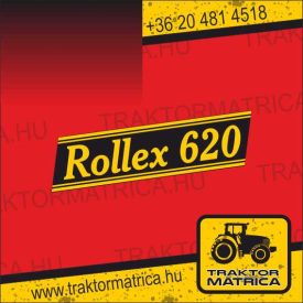Rollex 620 matrica  (levonó, decal, Aufkleber)