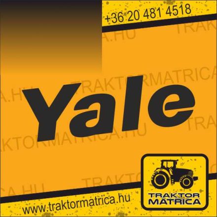 Yale matrica 30x10cm (levonó, decal, Aufkleber)