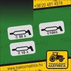 Zsírzó matrica (20 darabos csomag) (levonó, decal, Aufkleber)