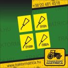 Zsírzó  matrica (20 darabos csomag) (levonó, decal, Aufkleber)