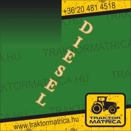 Diesel matrica (levonó, decal, Aufkleber)