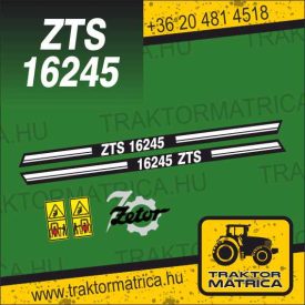   ZTS 16245 matricakészlet biztonsági matricákkal (levonó, decal, Aufkleber)