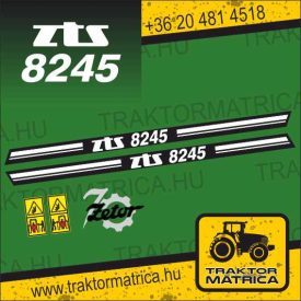   ZTS 8245 matricakészlet biztonsági matricákkal (levonó, decal, Aufkleber)