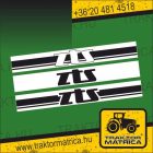 ZTS matrica fülke tetejére 80 x 10 cm (levonó, decal, Aufkleber)