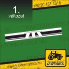 ZTS matrica fülke tetejére 80 x 10 cm (levonó, decal, Aufkleber)